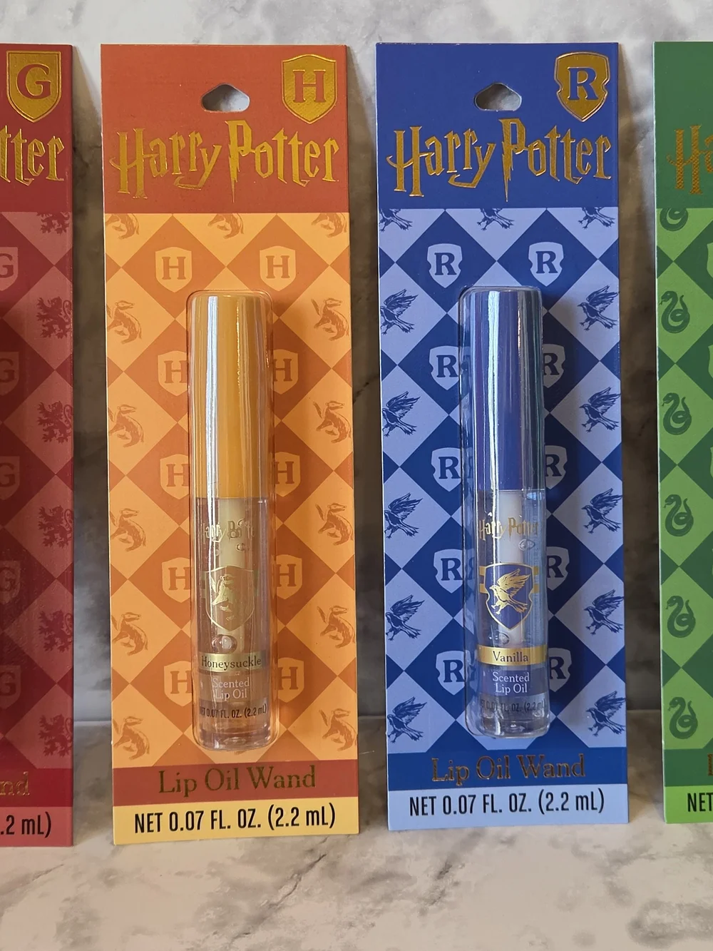 Warner Bros Harry Potter Lip Oil Wand Set Of 4 - Scented Lip Oil